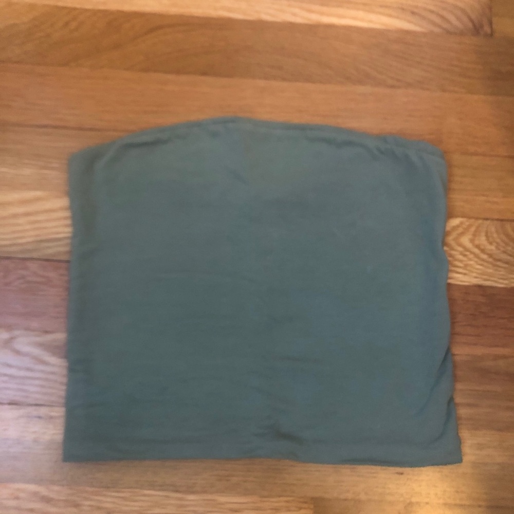 army green tube top